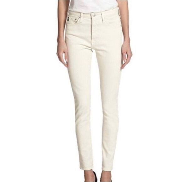 AG Alexa Chung for Adriano Goldshmied Brianna High Rise Ankle Skinny Jeans 25 - Picture 2 of 3